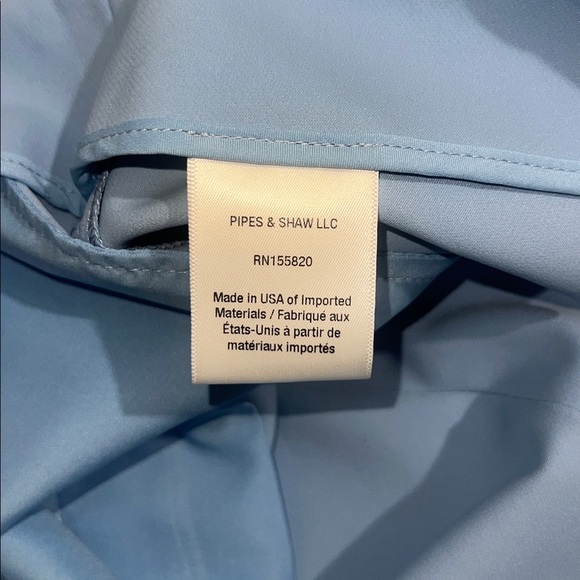 Veronica Beard Jaya Pintuck Crop Pants in Sky Blue, size 10 - Picture 9 of 14